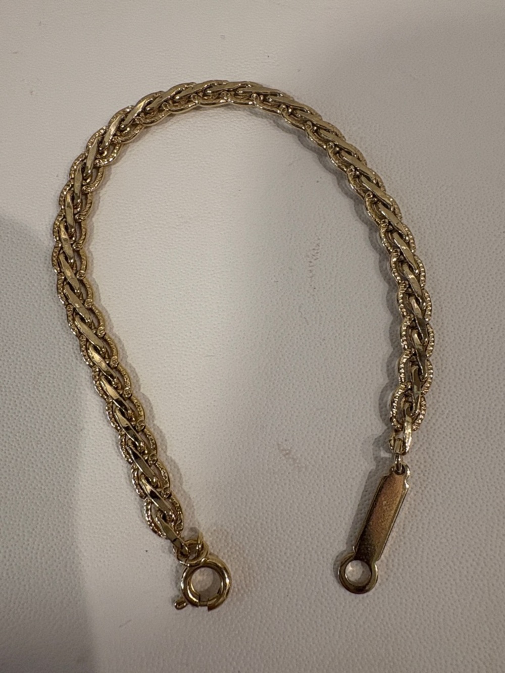 Gold-Tone Braided Chain Bracelet - Women Jewelry